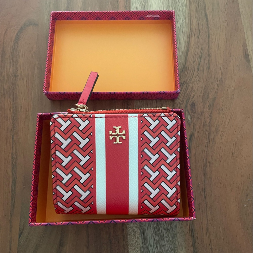 New, never used, Tory Burch monogram wallet